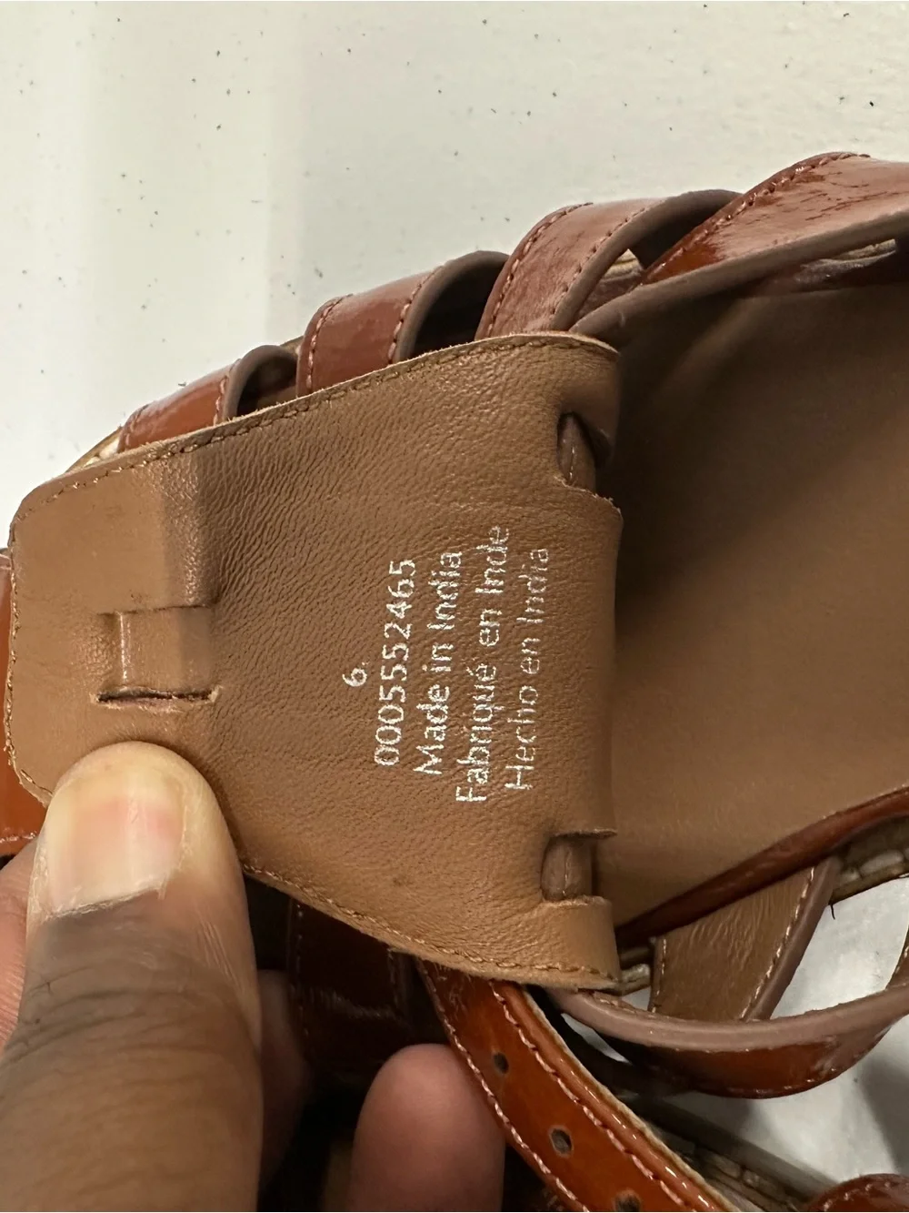 Free People Fisherman Sandals in Cognac